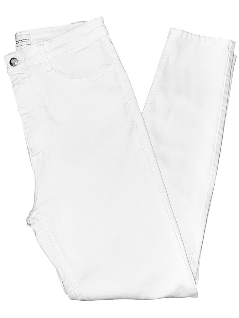 Zara White Skinny Jeans — Clean Slim Fit